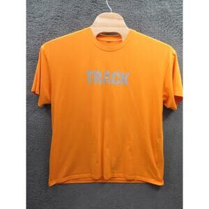 Vintage NIKE TRACK Center Swoosh T-shirt - Cut Tag - Appears Men's 2XL (?)